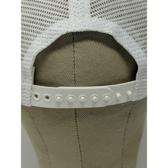 Mens KTA Kansas Trapshooters Association Hat Meshback Snapback Green & White - Picture 6 of 11